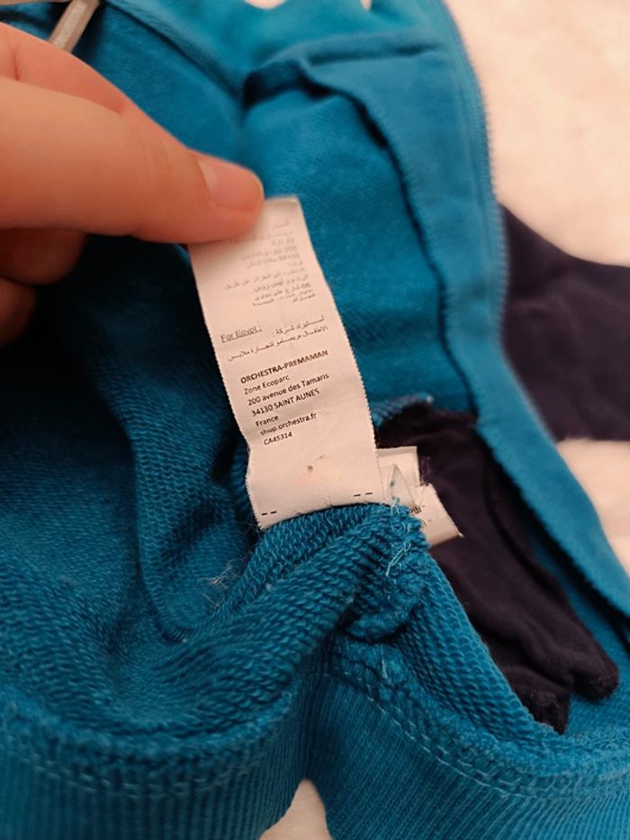 Veste esprit Teddy / Gilet Zippé T. 3 mois Orchestra Baby - photo numéro 9