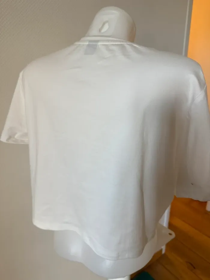 Top court grande taille SHEIN blanc 3XL état - photo numéro 4