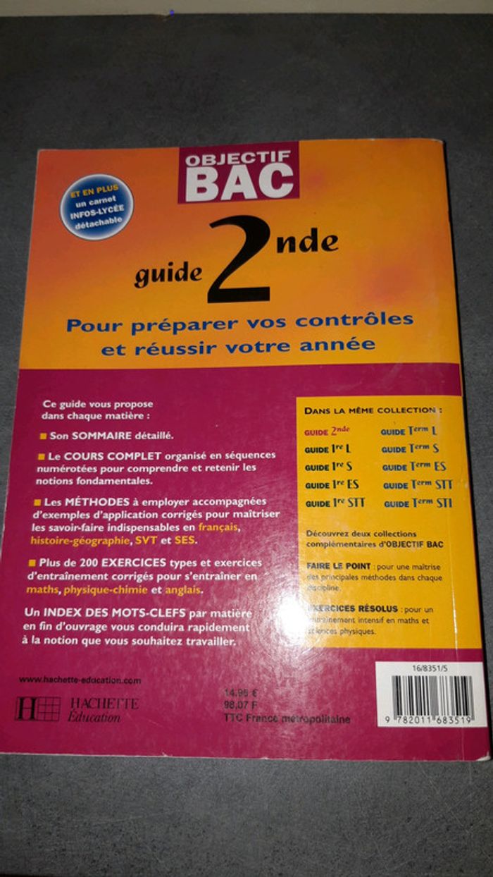 Objectifs bac guide 2de - photo numéro 2