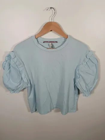 C21 t-shirt turquoise Moshino T1/T2