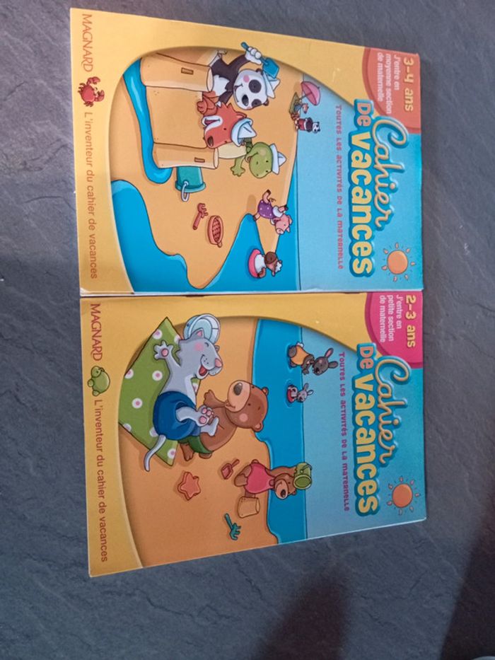 Lot cahier de vacance neuf
