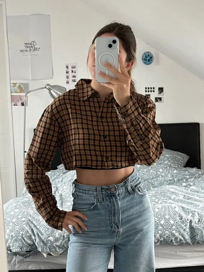 Chemise à carreaux