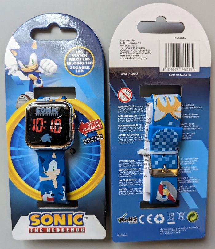 Montre LED digitale Sonic