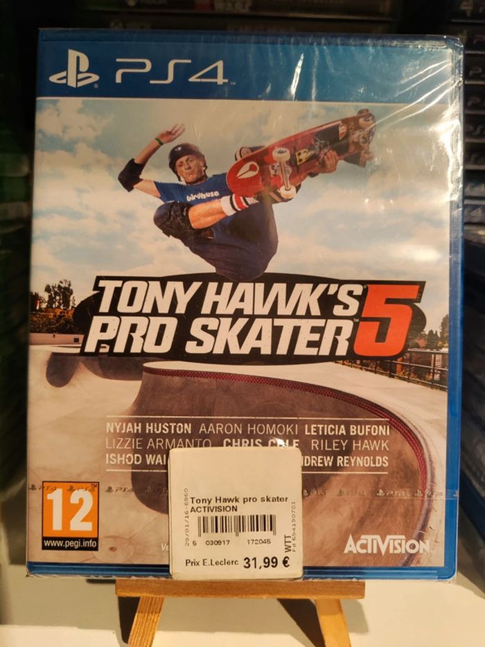 Tony Hawk's Pro Skater 5 PS4 neuf sous blister