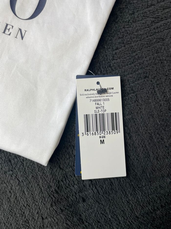 T-shirt Polo Ralph Lauren Neuf Blanc - photo numéro 7