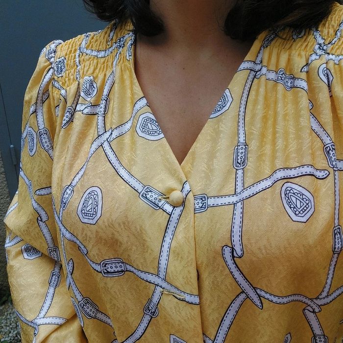 Jolie blouse Vintage pour taille L - photo numéro 4