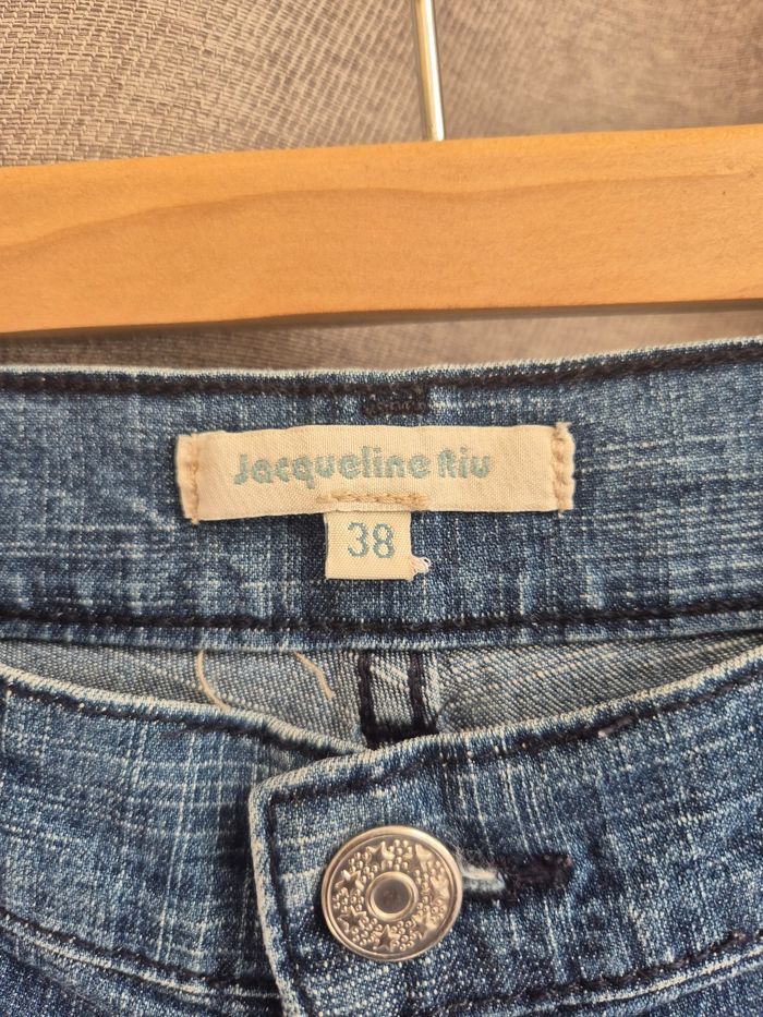 Pantacourt en jean bleu taille 38 Jacqueline Riu - photo numéro 2