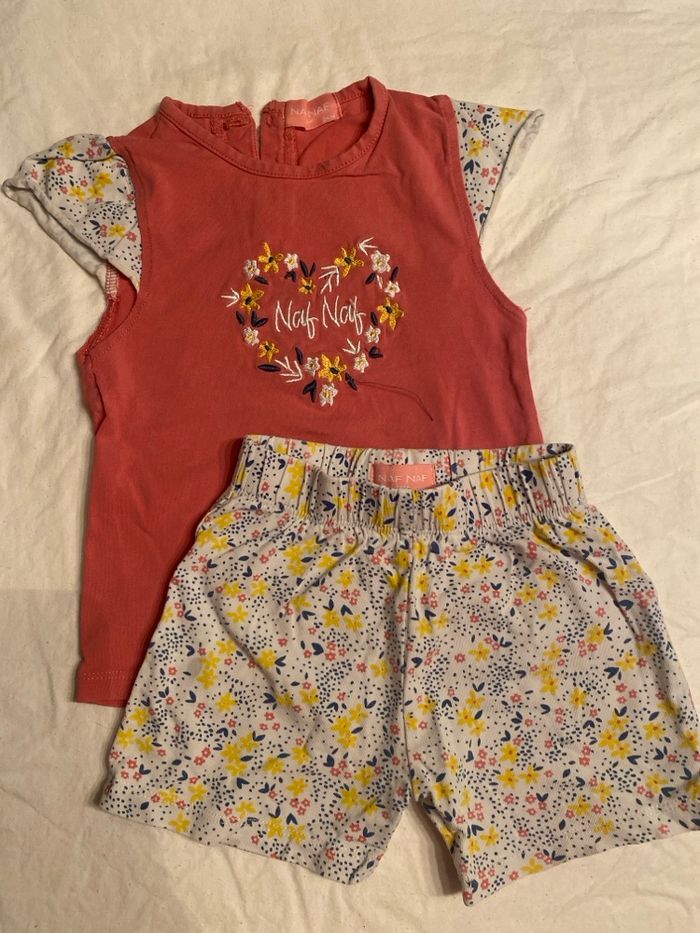 Ensemble short t-shirt 24mois