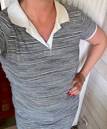 Robe façon polo