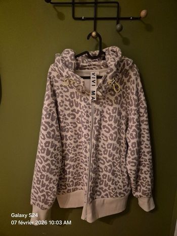 Vestz hoodie Léopard vivi mari M