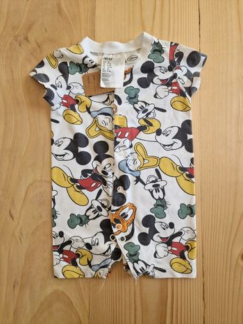 Barboteuse H&M Mickey 0/1 mois