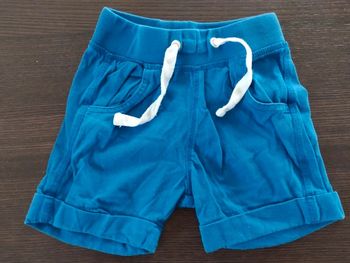 Short été tape à l'œil 12 mois bleu