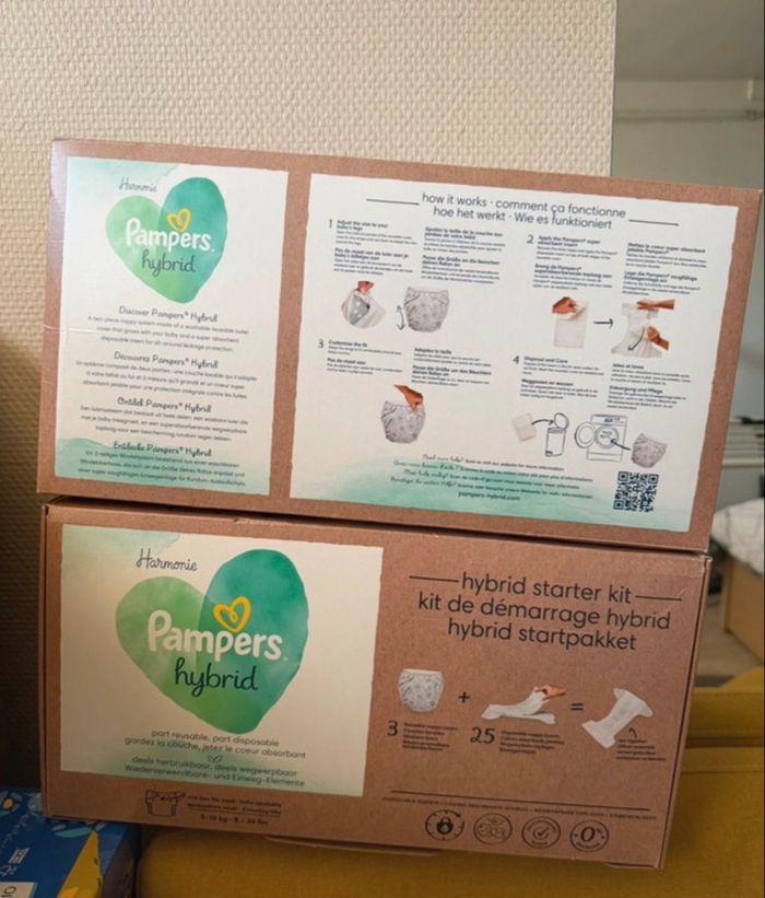 Couches lavables - Pampers hybrid 3-16 kg