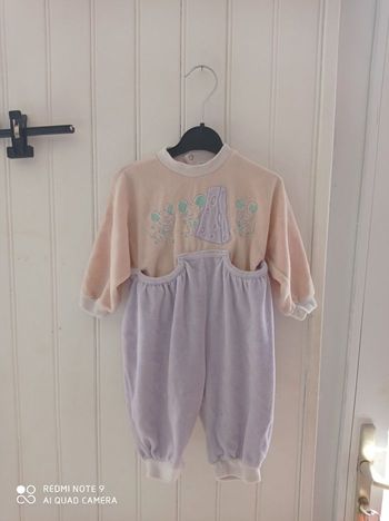 Pyjama manches longues taille 6 mois