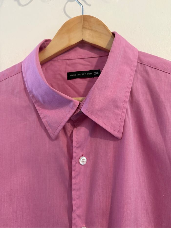 Chemise rose homme mise au Green XXL - photo numéro 4