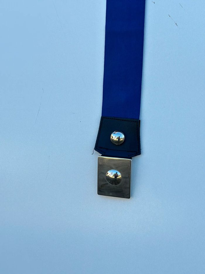 Ceinture élastique bleue - photo numéro 2
