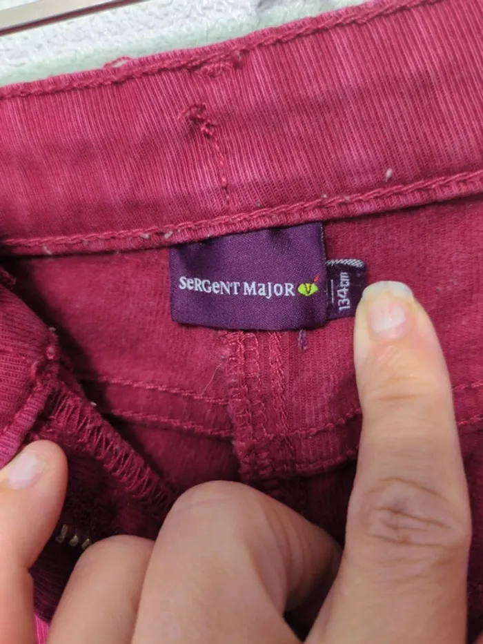 Pantalon velours côtelé fille 9 ans - photo numéro 5