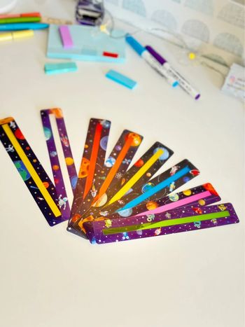 lot de 8 bandelettes de lecture - Motifs Garçon