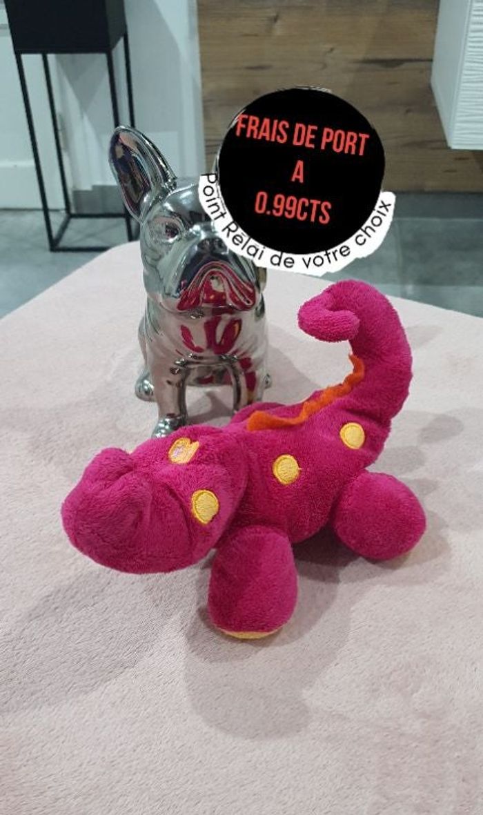 Doudou peluche grelot bébé fille