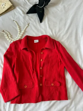 Veste rouge vifs Weill