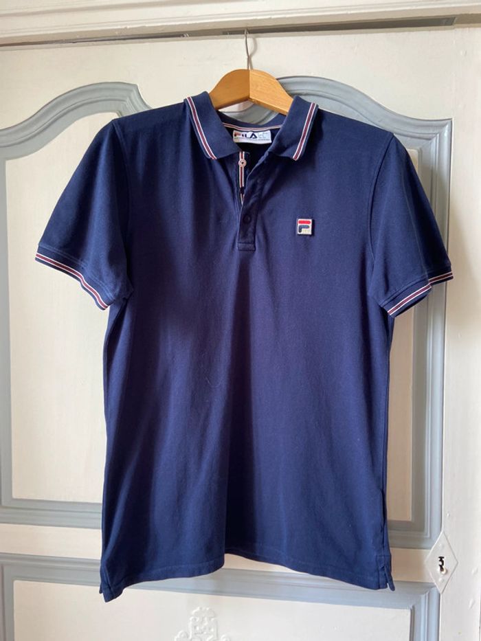 Polo Fila bleu marine taille S