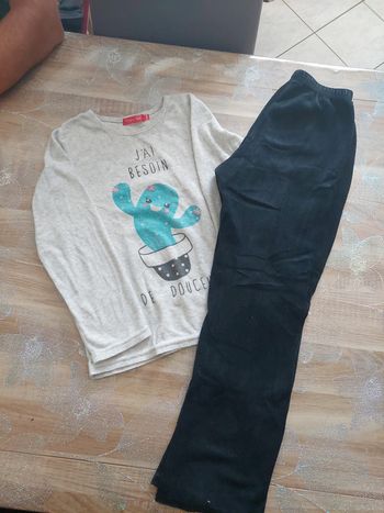 Pyjamas chaud fille 10 ans