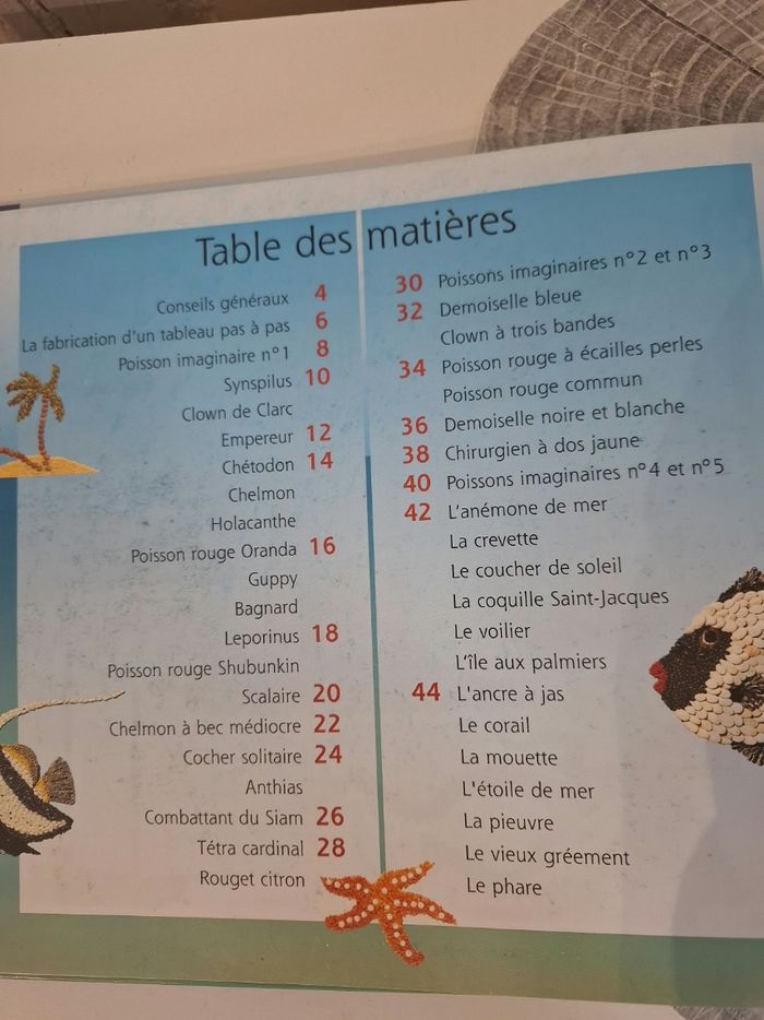 Créer avec des graines - La mer et les poissons - photo numéro 6