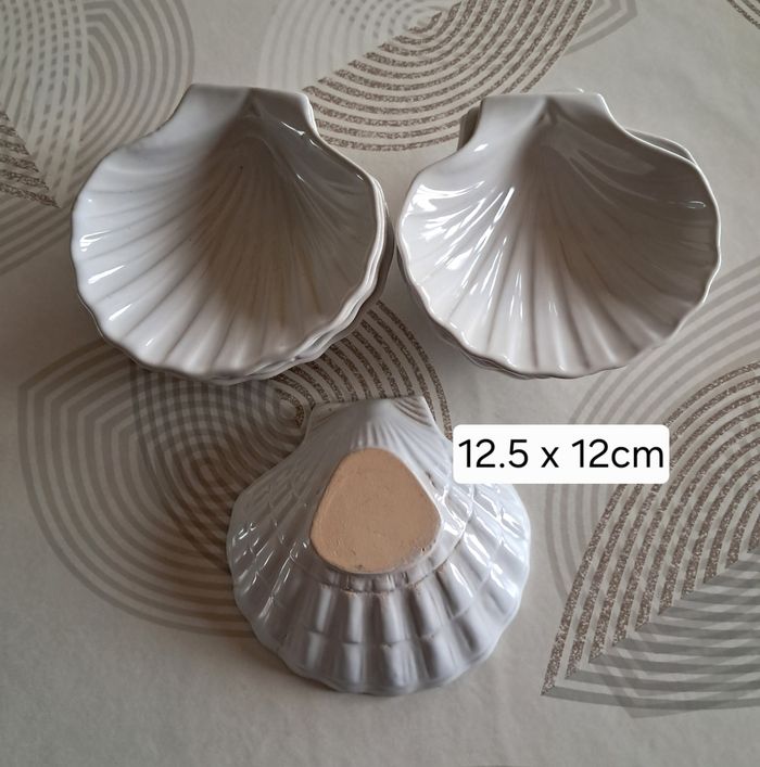 Lot de coupelles *Saint Jacques* en céramique - photo numéro 2