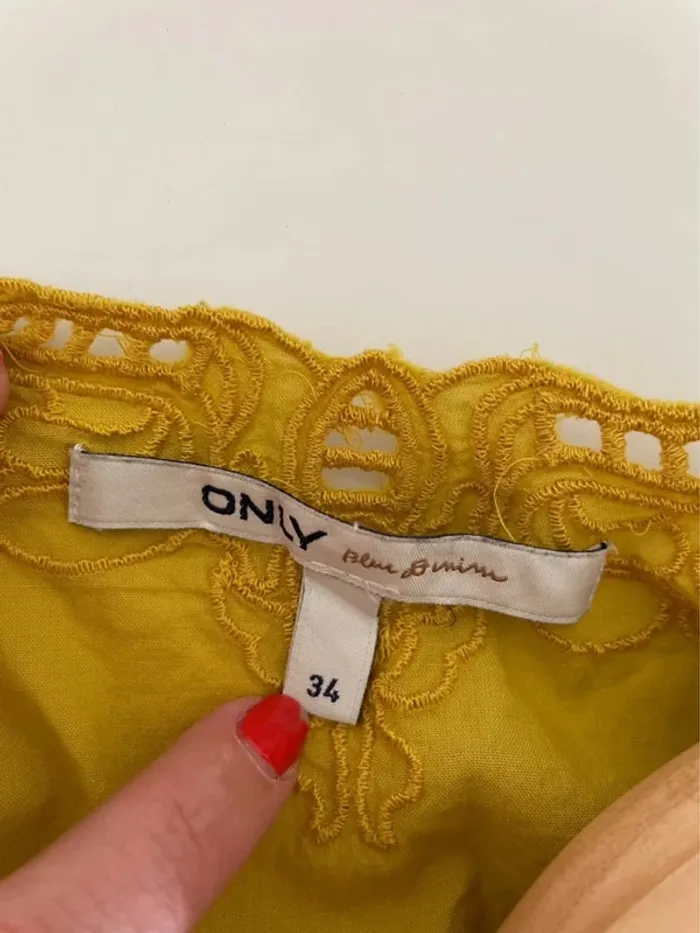 Débardeur jaune only taille 34 - photo numéro 4