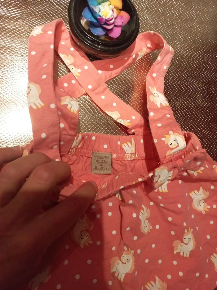 Belle combinaison été licornes 12 mois - photo numéro 3