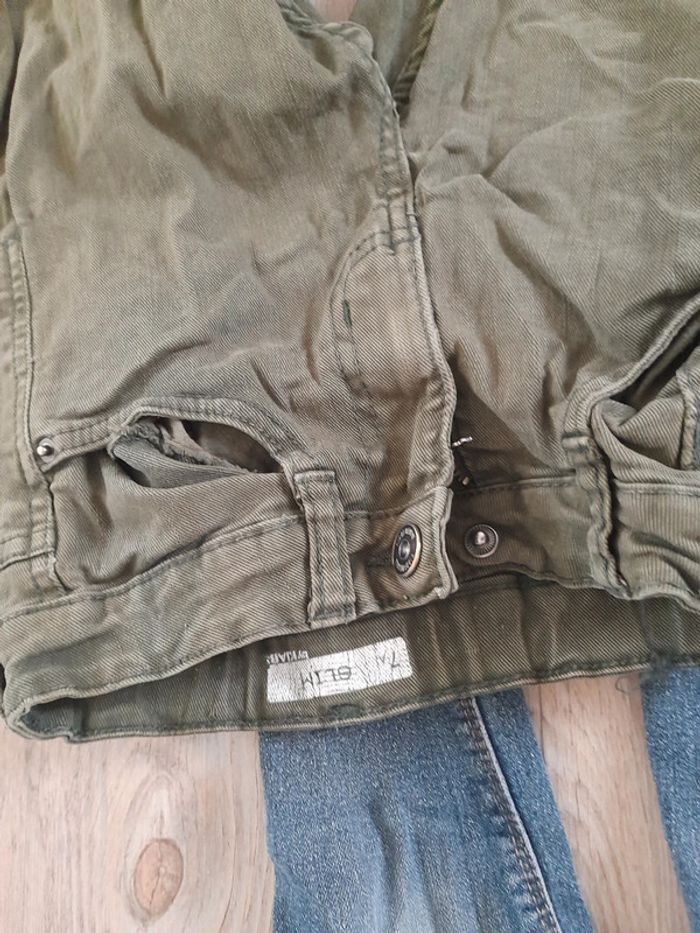 Lot de pantalons jeans 7 8 ans - photo numéro 7