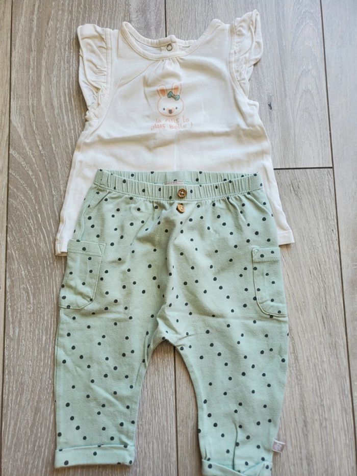 Lot 7 vêtements bébé fille 3 mois - photo numéro 4