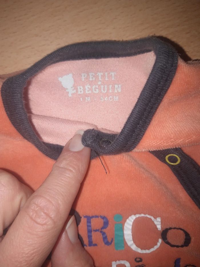 Grenouillère Petit béguin 1 mois - photo numéro 6