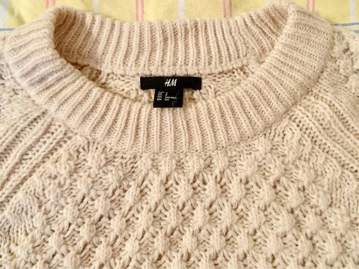 Pull écru H&M taille S (66) - photo numéro 2
