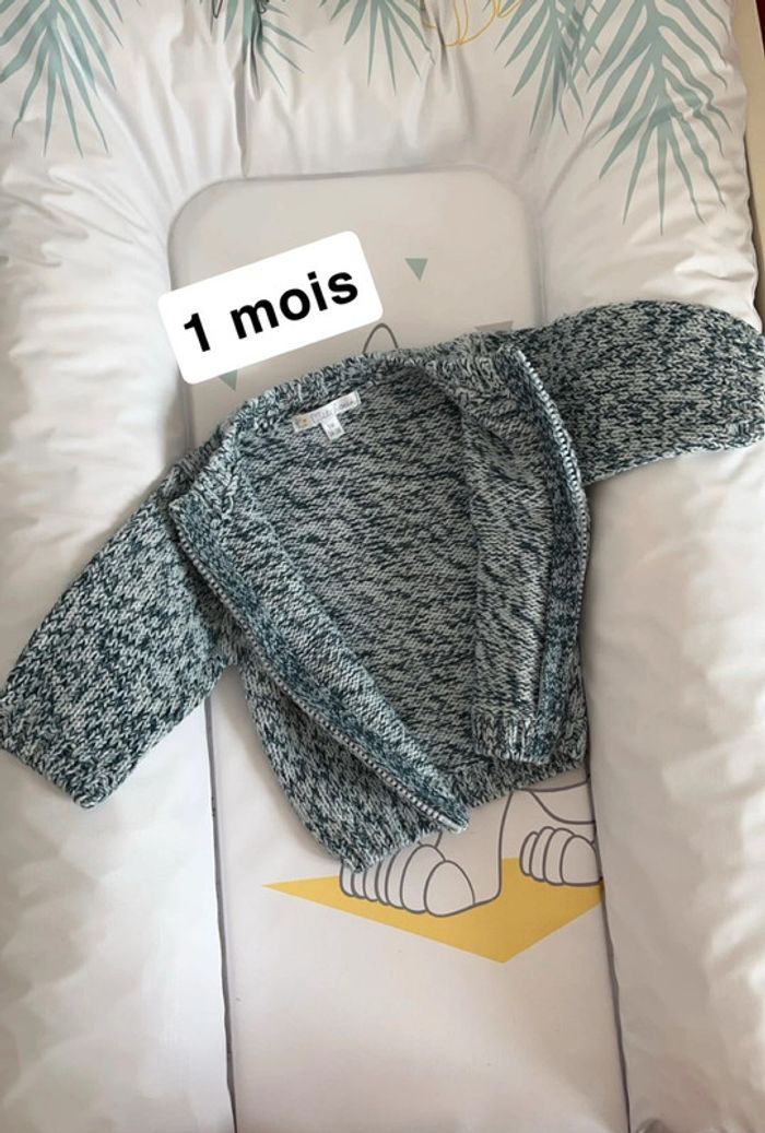 Gilet bébé 1 mois - Kitchoun (Orchestra)