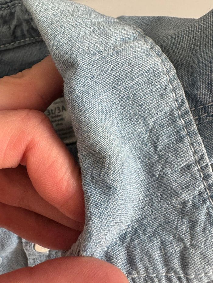 Chemise en jean - taille 3 ans 🌼 - photo numéro 3