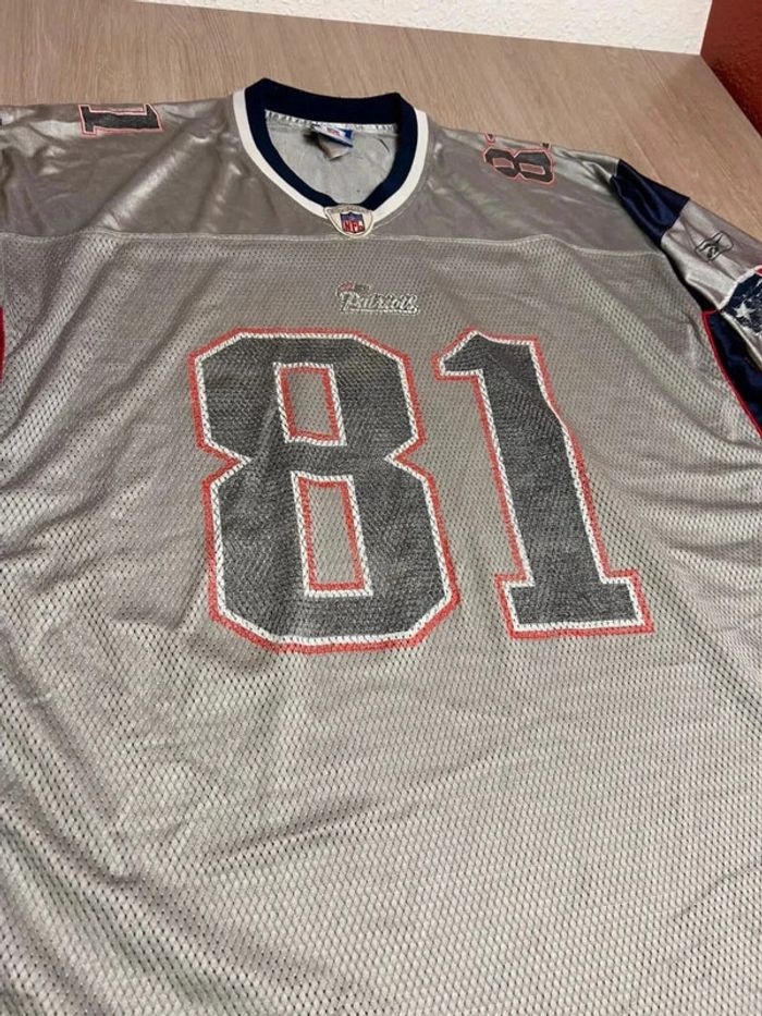 Maillot NFL Vintage Randy Moss #81 New England Patriots Reebok - Taille XXL - photo numéro 4