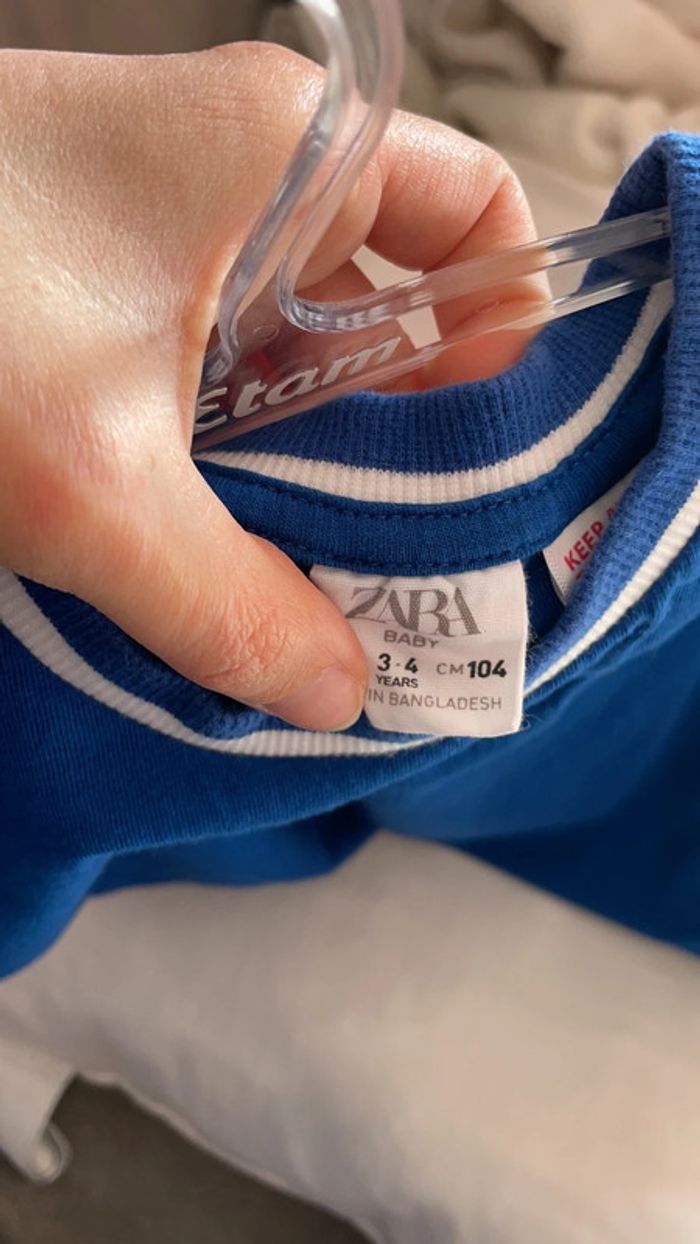 T-shirt manches courtes garçon Zara 3-4 ans 104cm - photo numéro 3