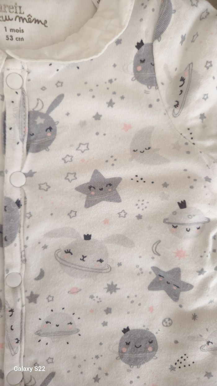 Pyjama matelassé DU PAREIL AU MÊME 1M/53CM - photo numéro 3
