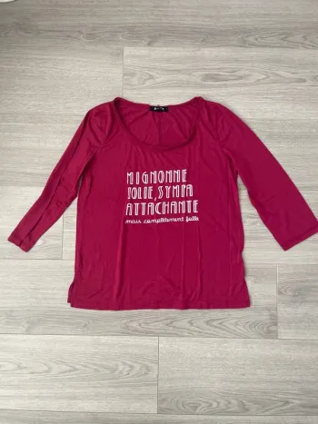 Haut humour manche 3/4