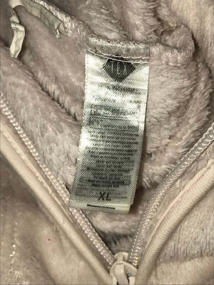 Combinaison pyjama polaire à capuche – Rose – Taille XL - photo numéro 4