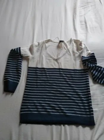 Pull Femme Marinière