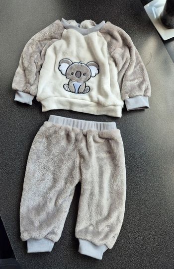 Pyjama chaud tout doux 6/9mois