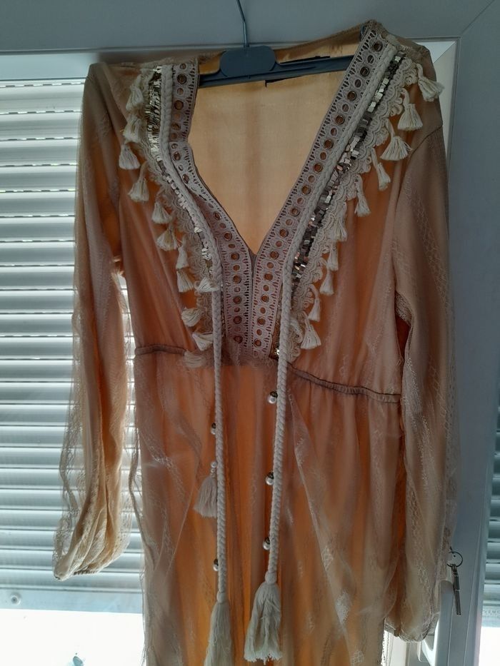 Robe femme beige - photo numéro 2