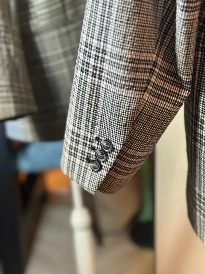 Veste blazer oversize à carreaux Weekday – Taille 36 - photo numéro 10
