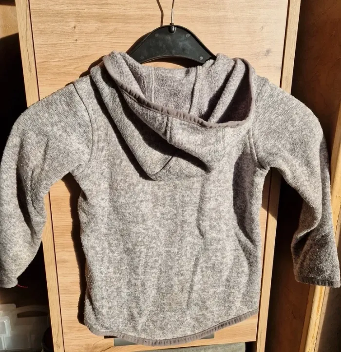 Gilet polaire zippé gris 5 ans - photo numéro 2