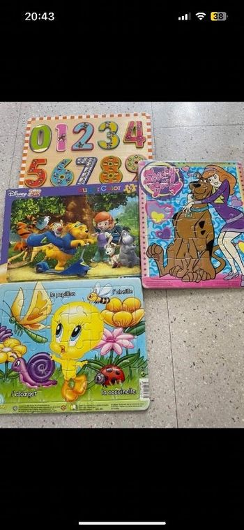 Lot de 4 puzzles