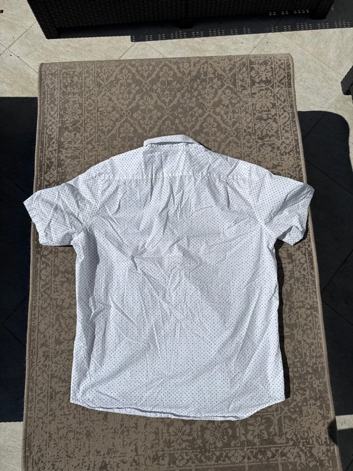 Chemise Michael Kors à pois bleu – Taille L - photo numéro 5
