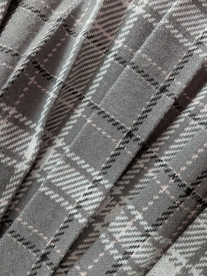 Jupe plissée à carreaux grise - 2/3A - Tex - photo numéro 2