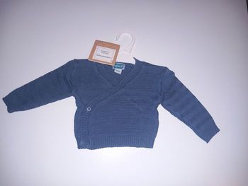 Gilet maille garçon